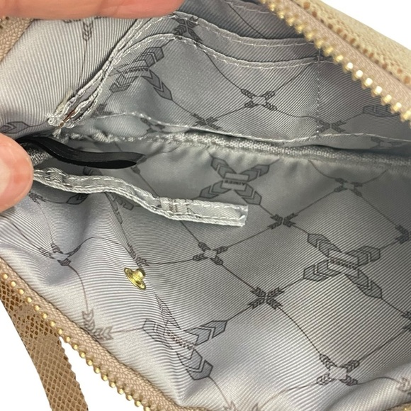 Aimee Kestenberg Snake skin pattern leather  Clutch - Picture 6 of 12